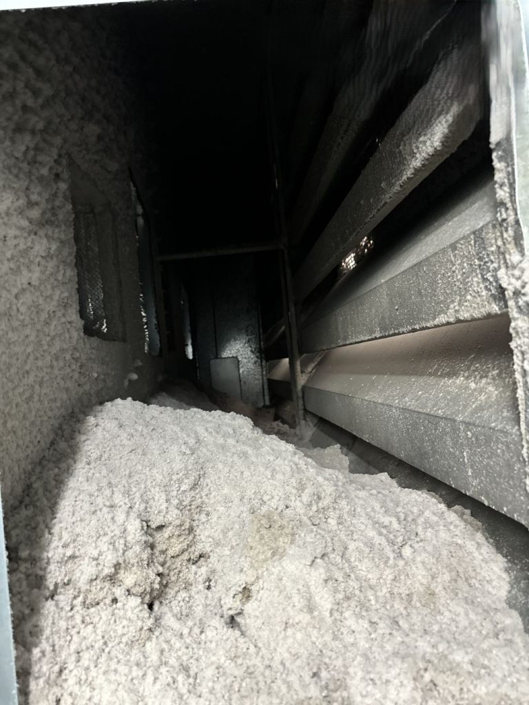 Laundry Exhaust Cleaning - Before