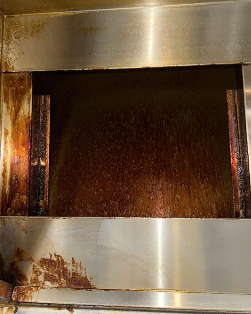 Kitchen & Dishwash Canopy Cleaning - Before