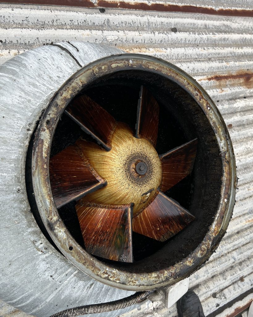 Exhaust Fan & Duct Cleaning - Before