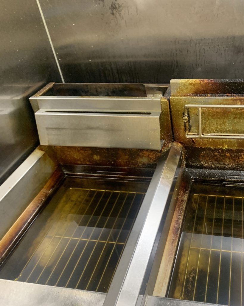 Commercial Fryer Cleaning - Before