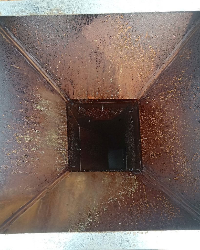 Laundry Exhaust Cleaning - Before