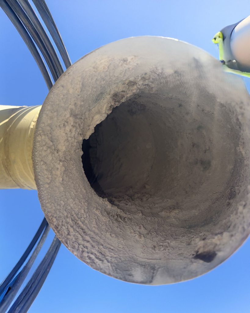 Laundry Exhaust Cleaning - Before